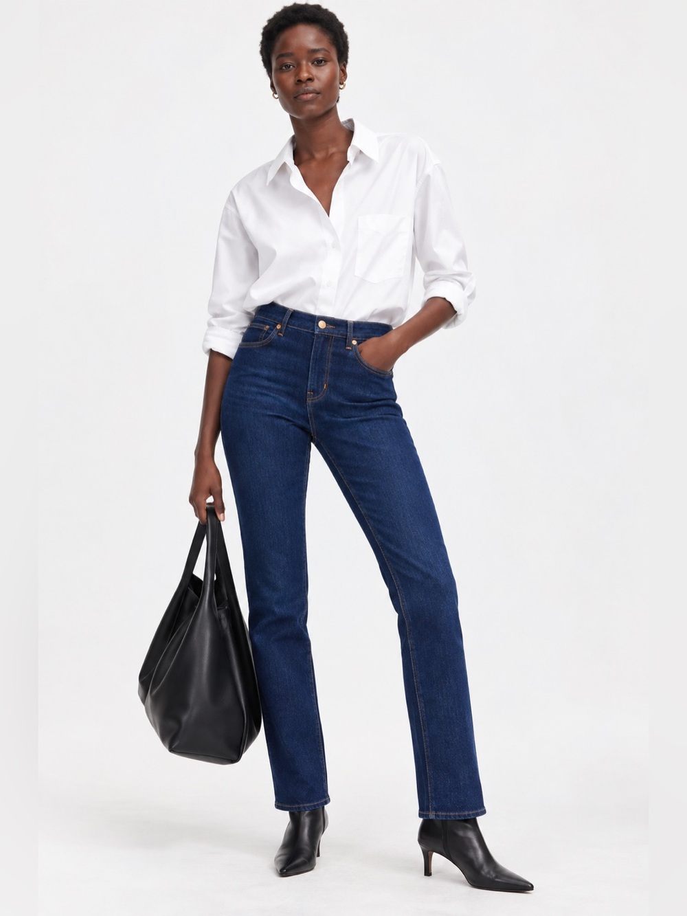 Madewell Stovepipe Jeans Rinse Wash